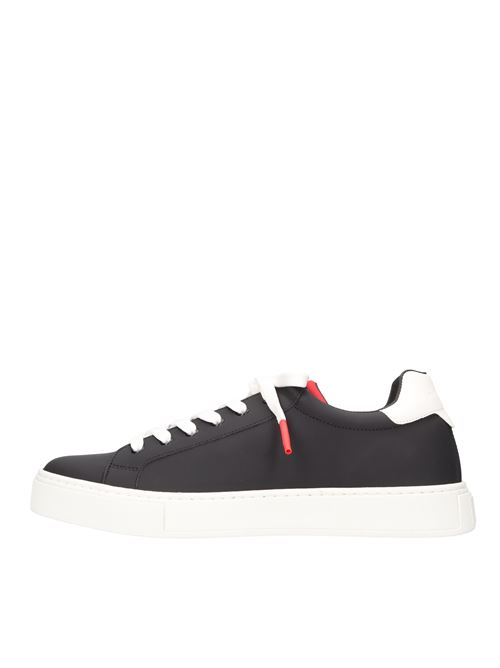 Eco-leather sneakers PAUL PIERCE | MS100/18 VERS.18NERO-BIANCO